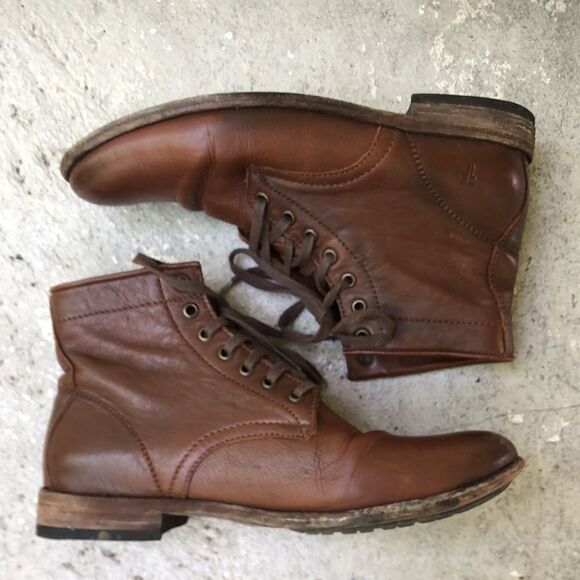 Frye Tyler lace up ankle boots - Picture 2 of 9